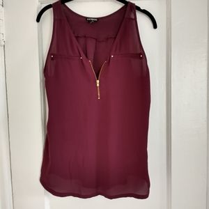 Express purple tank